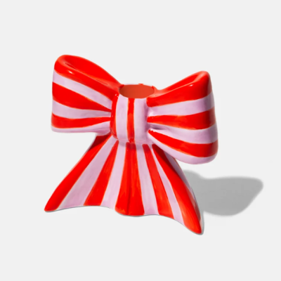 BOW CANDLE HOLDER MEDIUM DOIY