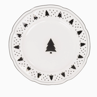 PRATO ÁRVORE DE NATAL 26CM HOUSE VITAMIN