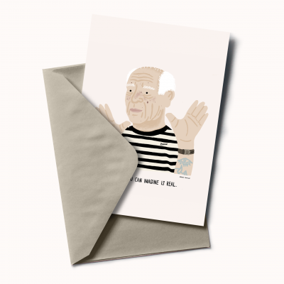 POSTAL "PABLO PICASSO" ADRIANA FONTELAS