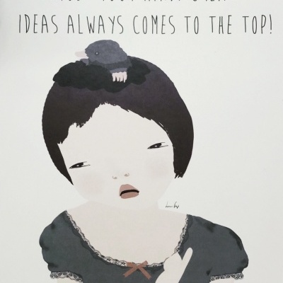 ILUSTRAÇÃO INFANTIL "TRUST YOUR MIND" LEONOR FEIJÓ