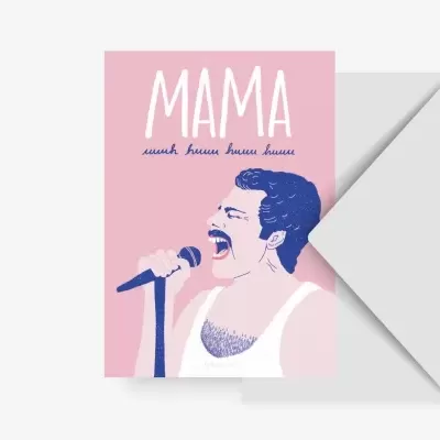 POSTAL "MAMA - FREDDIE" TYPEALIVE