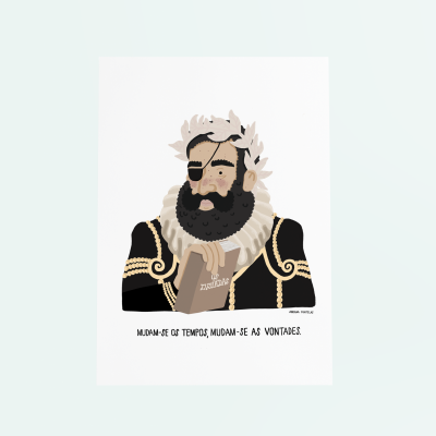 ILUSTRAÇÃO "LUÍS VAZ DE CAMÕES" ADRIANA FONTELAS