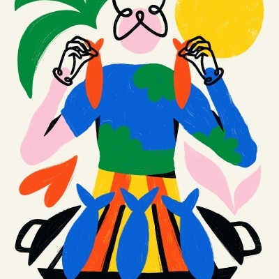 ILUSTRAÇÃO "SARDINHADA" CATARINA OSCARINA