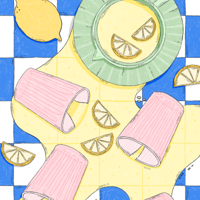 ILUSTRAÇÃO "MESSY TABLE 3" KIKA