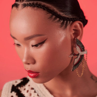 BRINCOS "PÁSSARO JAPONÊS" FUNK DA QUEEN