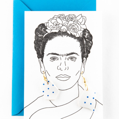 POSTAL "FRIDA EARRINGS" STUDIO FLASH