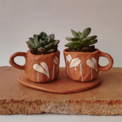 JARDIM ENCANTADO - "CHÁVENAS VASO" - TATIANA FERREIRA