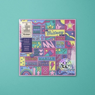 PUZZLE "BROKEN RECORDS - POP STAR" SUCK.UK
