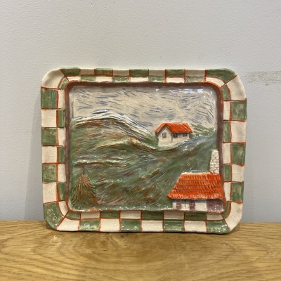 PEÇA DE CERÂMICA " GREEN LANDSCAPE " FRANCISCO FONSECA