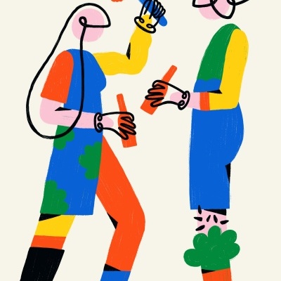 ILUSTRAÇÃO "FINOS" CATARINA OSCARINA