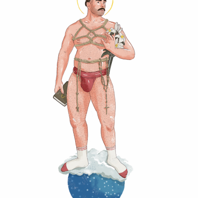 ILUSTRAÇÃO "SAGRADO PROFANO - SANTO ANTÓNIO" DIOGO PAIXÃO