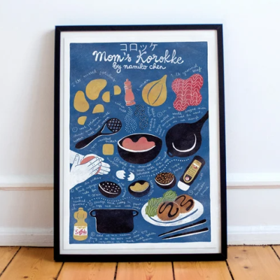 ILUSTRAÇÃO "KOROKKE" PAULINA EATS AND DRAWS