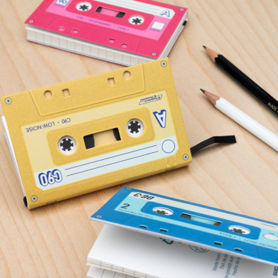 CASSETTE TAPE NOTEBOOKS SUCK.UK