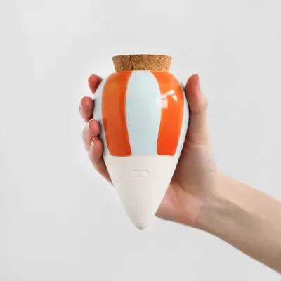 HYDRATING OLLA - RISCAS LARANJA E AZUL CLARO PEPIN