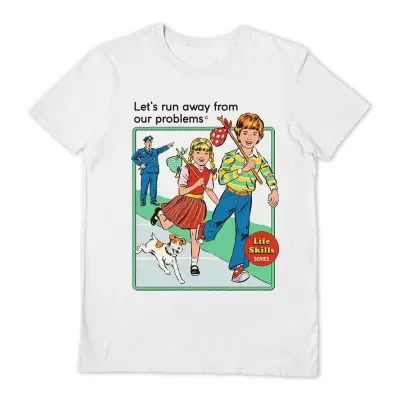 T-SHIRT "LET'S RUN AWAY" PYRAMID INTERNATIONAL