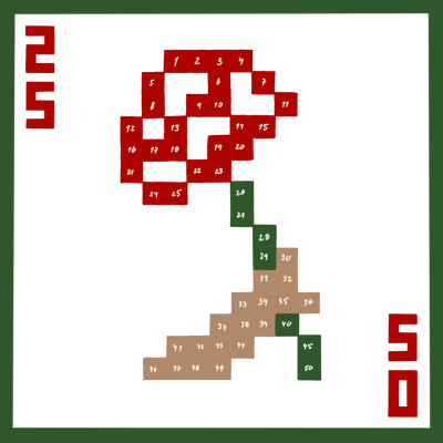 AZULEJO "25/50" BERNARDO GRÉCIO