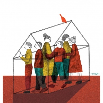 ILUSTRAÇÃO "QUARENTENA" ANA RITA ROBALO