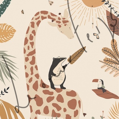 ILUSTRAÇÃO INFANTIL "BOHEMIAN GIRAFFE" LEONOR FEIJÓ