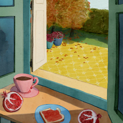 ILUSTRAÇÃO "OCTOBER 2025" EVA HALFERS