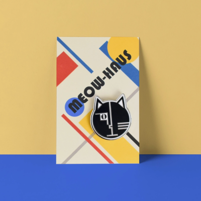 MEOWHAUS CAT ARTIST PIN NIASKI