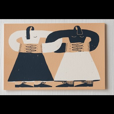 POSTAL "AMOR COM AMOR SE PAGA" BEIJA-FLOR