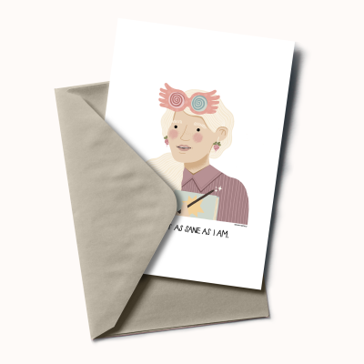 POSTAL "LUNA LOVEGOOD" ADRIANA FONTELAS