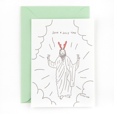 POSTAL " SUCH A JOLLY TIME " STUDIO FLASH