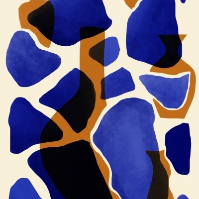 ILUSTRAÇÃO "BLUE VASES" EVA HALFERS