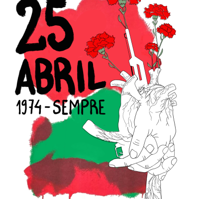 ILUSTRAÇÃO "DE MÃOS DADAS GRITAMOS LIBERDADE!" MARIA JOÃO FARIA