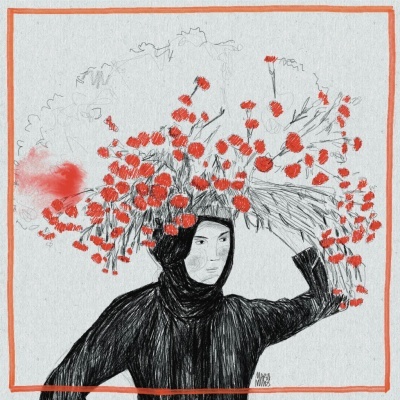 ILUSTRAÇÃO "MULHER DE ABRIL" MARTA NUNES