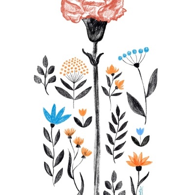 ILUSTRAÇÃO GICLÉE "50 ANOS 25 DE ABRIL" ANA RITA ROBALO