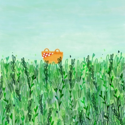 ILUSTRAÇÃO "AQUI VAI A PRIMAVERA" KIKA COM CAPA