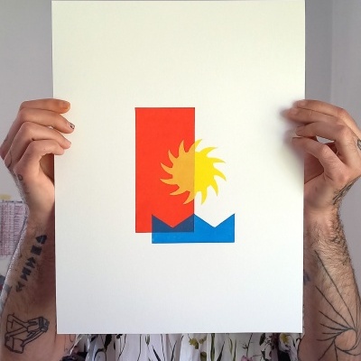 LINOGRAVURA "SOL" JEFFERSON RIB