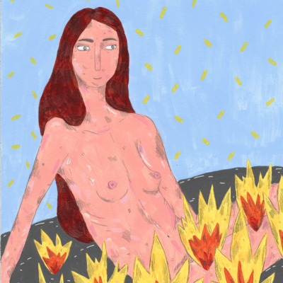 ILUSTRAÇÃO "I'M ON FIRE" DIANA COSTA