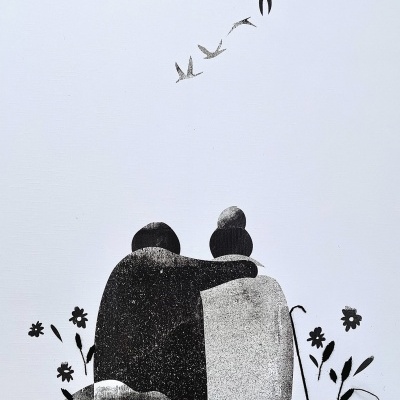 ILUSTRAÇÃO "8 - TEMPO COMPANHEIRO. " CATARINA PAULO