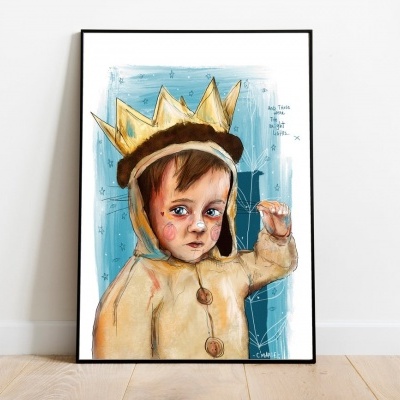 ILUSTRAÇÃO " WHERE THE WILD THINGS ARE " C'MARIE