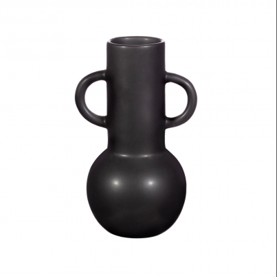 Large Amphora Vase Black