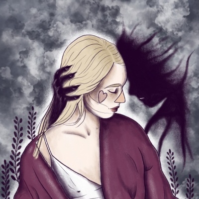 ILUSTRAÇÃO "DON'T LISTEN TO YOUR ANXIETY" CRISPIM