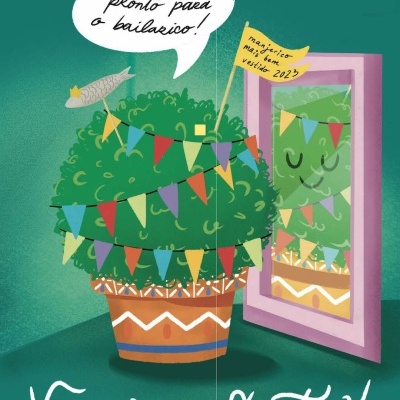 ILUSTRAÇÃO "O BAILARICO DO MANJERICO" TÂNIA MORAIS