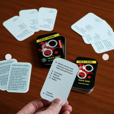 TRUE CRIME TRIVIA KIKKERLAND