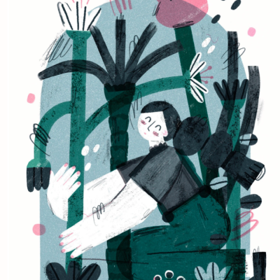 ILUSTRAÇÃO "O JARDIM II" CATPIVARA