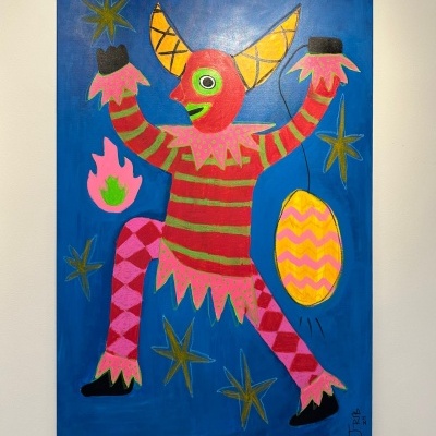 ORIGINAL "FOLIÃO COM FANTASIA DE DIABO" JEFFERSON RIB