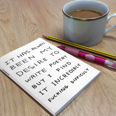 NOTEBOOK 'WRITE POETRY' A6 DAVID SHRIGLEY