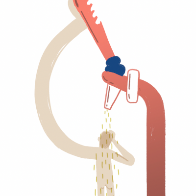 ILUSTRAÇÃO "10 - DUCHE" JOÃO COSTA