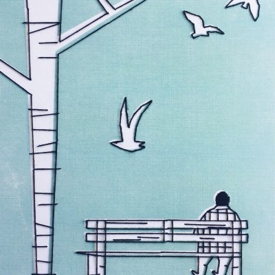 ILUSTRAÇÃO "SOLIDÃO A ÚNICA QUE TE NÃO TE ABANDONA" CATARINA PAULO