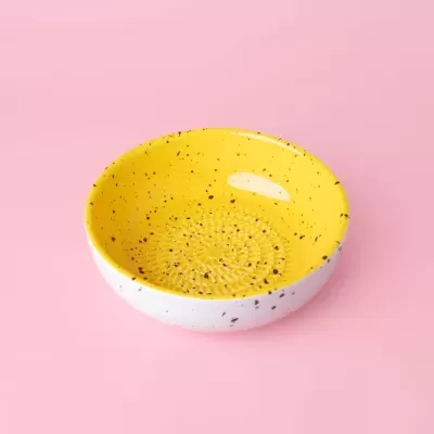 TAÇA RALADOR "CANELA - BRANCO E AMARELO - MÉDIO" ALFAR TIERRA COCIDA