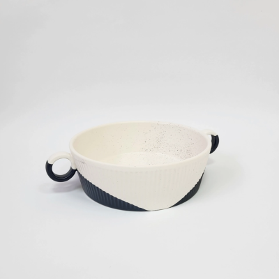 TAÇA TÁLIA PRETO PÓ DE BARRO