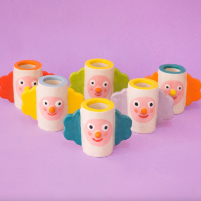 LITTLE CLOWN CANDLE HOLDER ANA SEIXAS