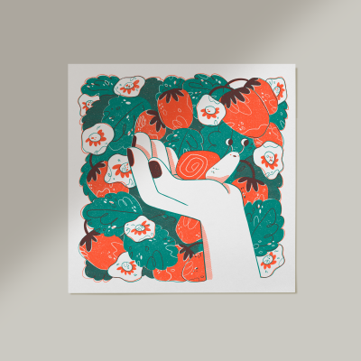 SERIGRAFIA "POSSO VER-TE MAIS DE PERTO?" JOANA CUNHA