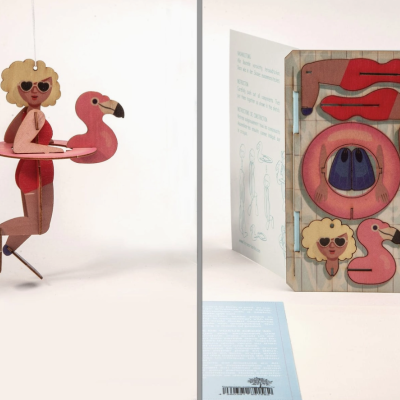 BATHING BEAUTY - 3D DECO GREATING CARD FORMES BERLIN